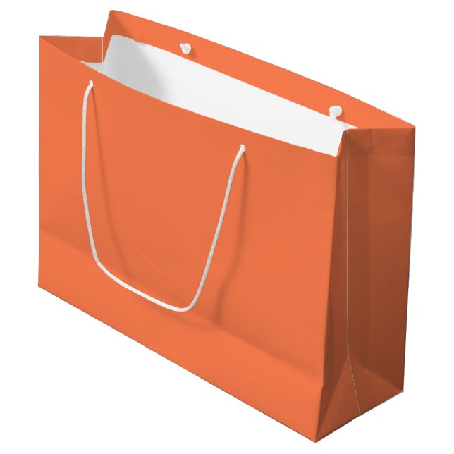 Coral Large Gift Bag (Front Angled)