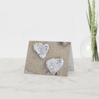coral love notecard