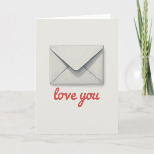 Coral Love You Classic Card