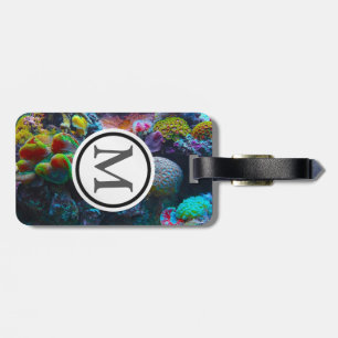 Coral Luggage Tag
