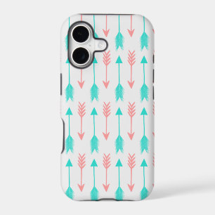 Coral & Mint Arrows Phone Case