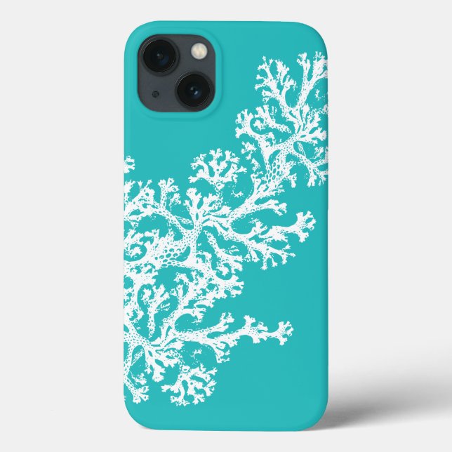 Coral Motif Case-Mate iPhone Case (Back)