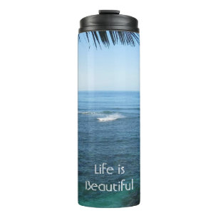 Coral Ocean Kauai Hawaii (my photography) Thermal Tumbler