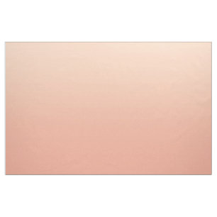 Coral Orange to Peach Ombre Fabric
