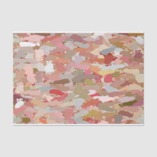 Coral Paint Splatter tissue paper