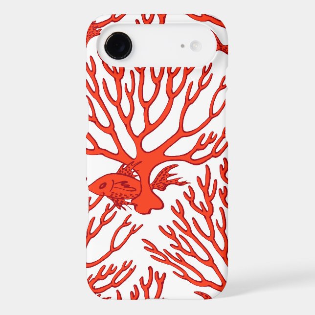 Coral Pattern iphone Case (Back)