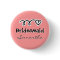 Coral pink bridesmaid buttons | personalised name