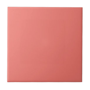 Coral Pink Color Tile