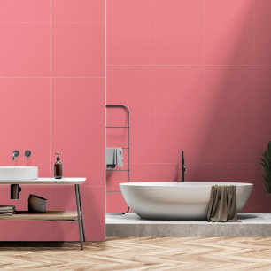 Coral Pink Custom Colour Background Colourful Girl Wallpaper