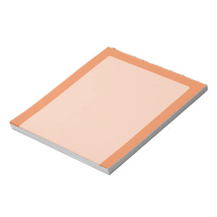 Coral pink decor ready to customise notepad