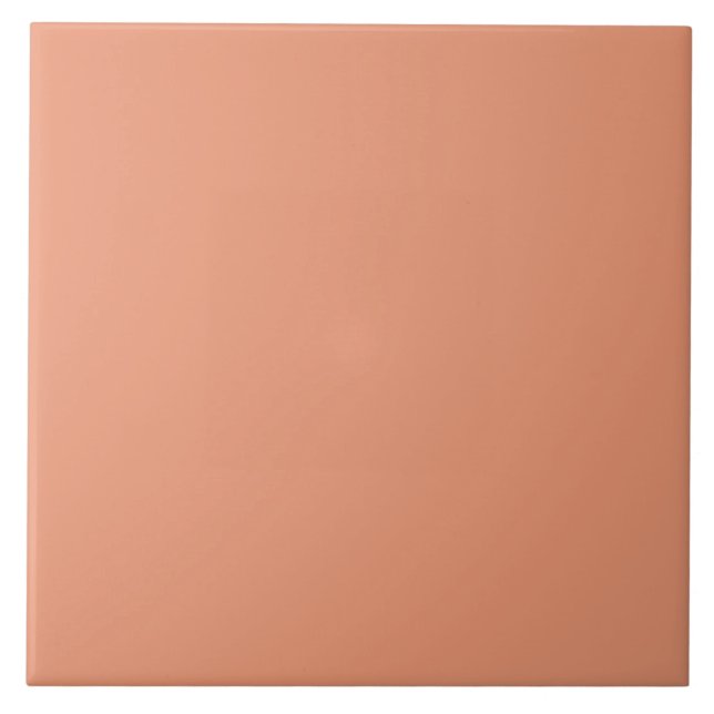 Coral-pink Golden Solid colour Tile (Front)