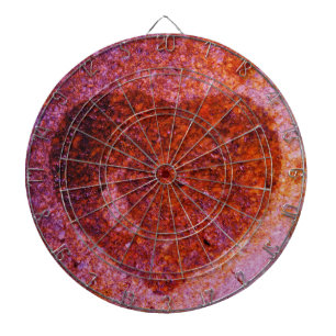 coral pink heart dartboard