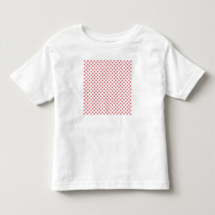 Coral Pink Polka Dots by Shirley Taylor Toddler T-Shirt