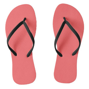 Coral Pink  (solid colour)  Jandals