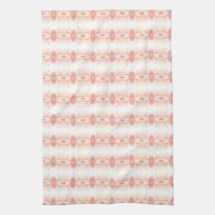Coral Pink Tea Towel
