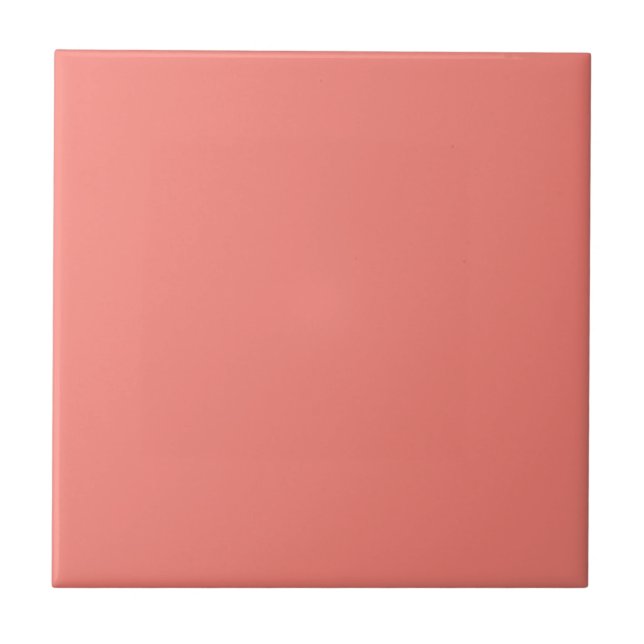 Coral Pink Tile (Front)