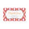 Coral & Pink Tribal Ikat Chevron