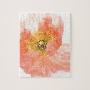 Coral Poppy Jigsaw Puzzle