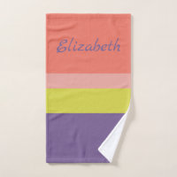 Coral purple green pink in stripes pattern name