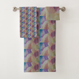 Coral Reef Abstract Art Bath Towel Set