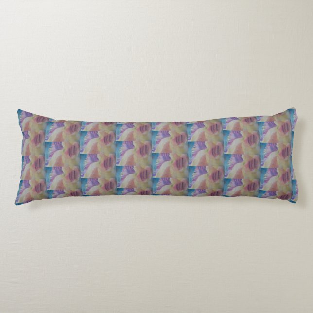 Coral Reef Abstract Art Body Cushion (Front)
