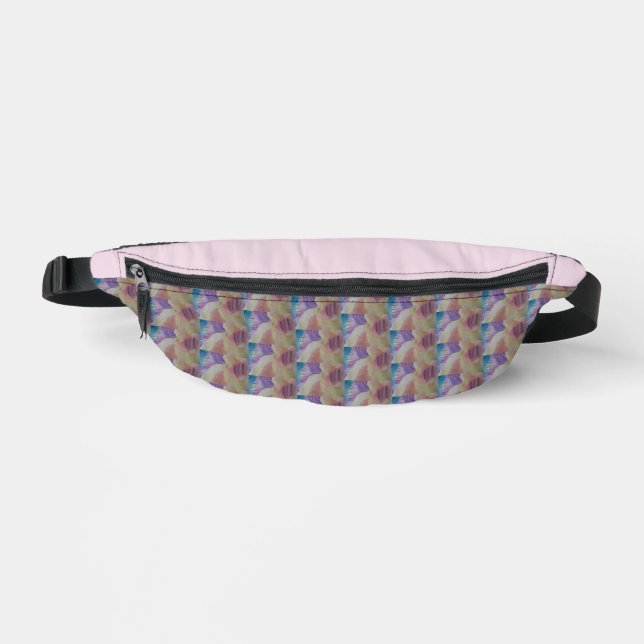 Coral Reef Abstract Art Bum Bags (Front)