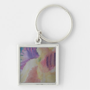 Coral Reef Abstract Art Key Ring