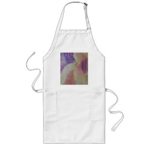 Coral Reef Abstract Art Long Apron