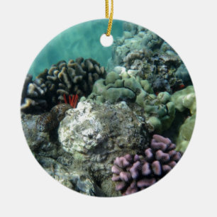 Coral reef ceramic tree decoration