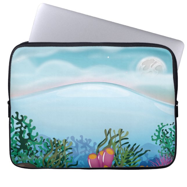 Coral Reef Laptop Sleeve (Front)