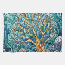 Coral Reef mosaic art