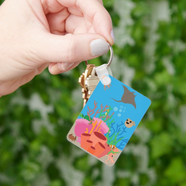 Coral Reefs Key Ring (Hand)