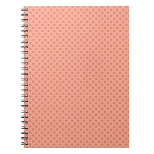 Coral retro notebook