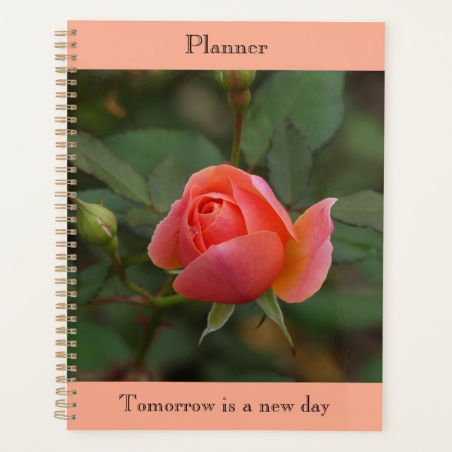 Coral Rose Planner (Front)