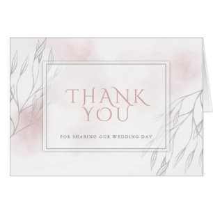 Coral Rose Watercolor and Grey Willow Branch