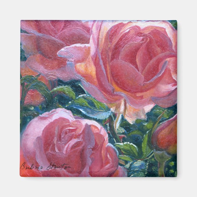 "Coral Roses" Magnet (Front)