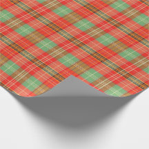 Coral & Sage Plaid
