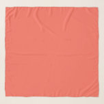 Coral Scarf<br><div class="desc">Coral solid colour Chiffon Scarf by Gerson Ramos.</div>