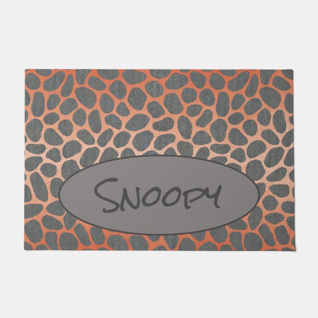 Coral Screen Pebble Doormat (Front)