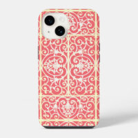 Coral scrollwork pattern