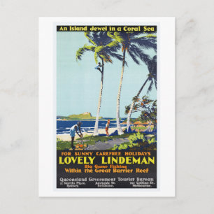 Coral Sea Australia Beach Queensland Postcard