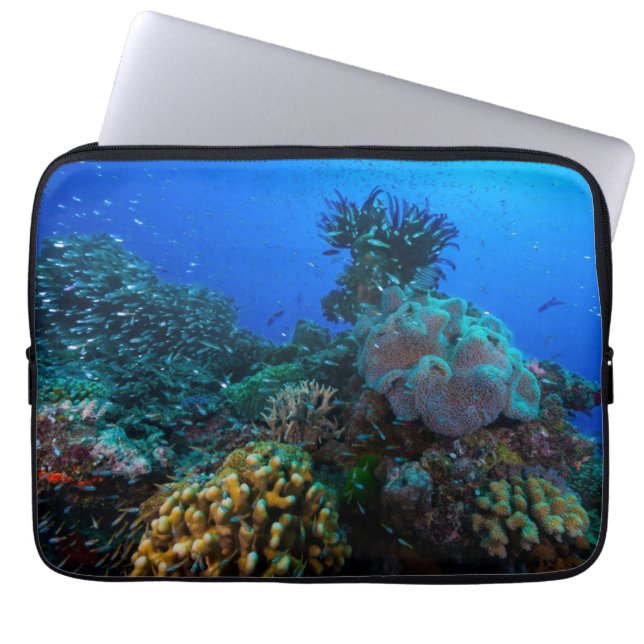 Coral Sea Laptop Sleeve (Front)