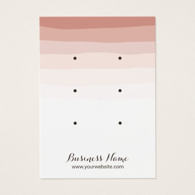 Coral Shades 3 Sets Earring Display Holder (Front)