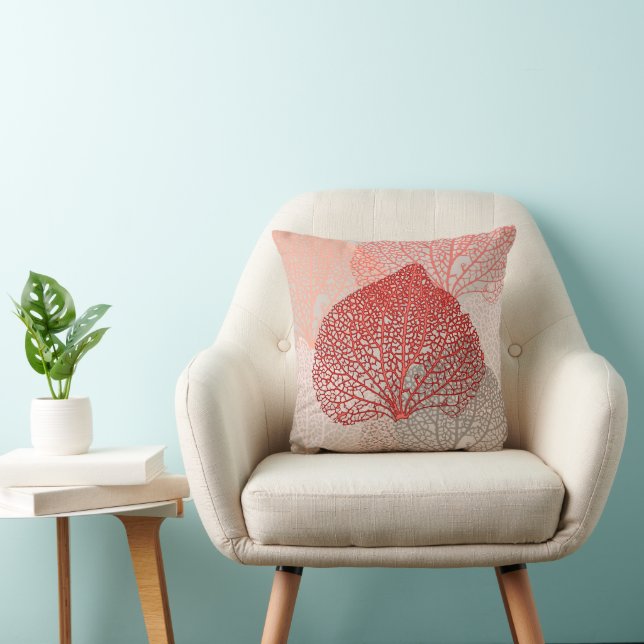 Coral Shadow Cushion (Chair)