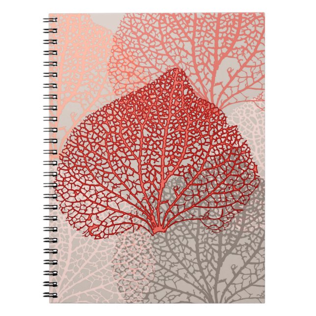 Coral Shadow Notebook (Front)