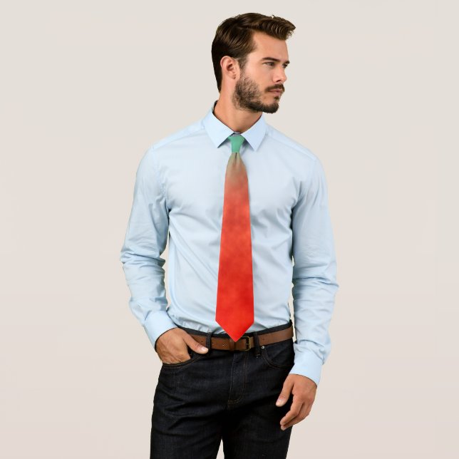 Coral Sky Memory Tie (In Situ)