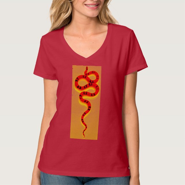 coral snake yellow t-shirt (Front)