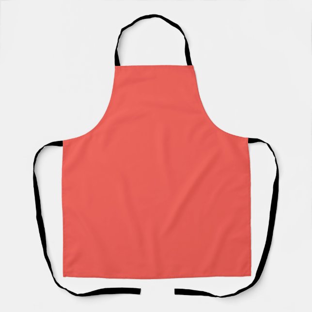   Coral (solid colour)  Apron (Front)