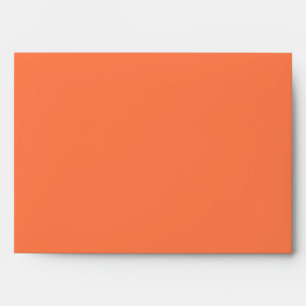Coral Solid Colour Envelope