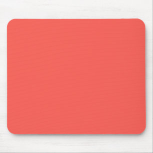 Coral (solid colour) Mouse Pad